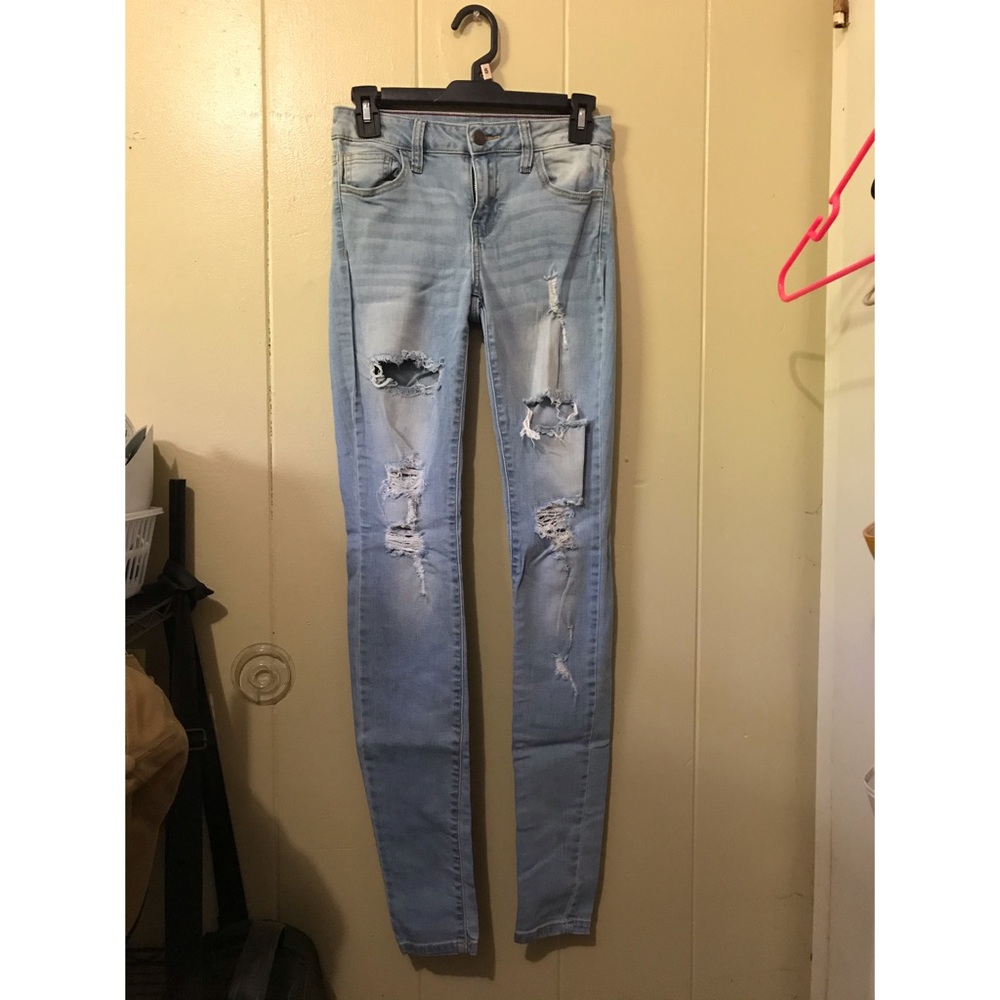 Distressed Skinny Jeans